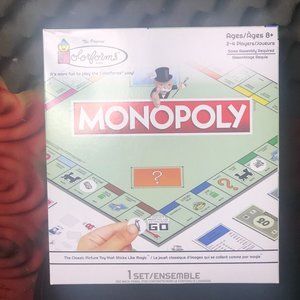 MONOPOLY Color forms Miniature Classic Monopoly Game - Sealed Box